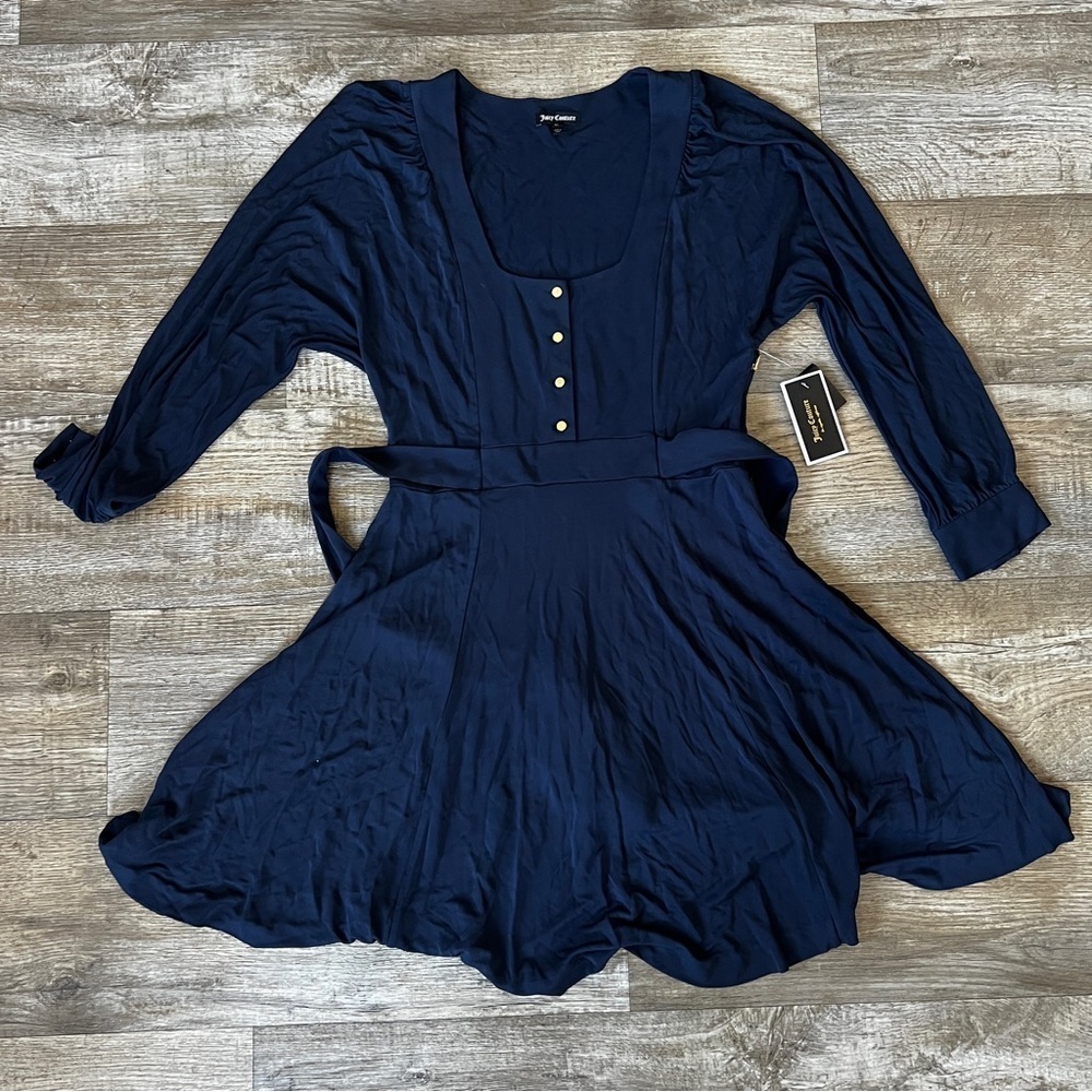 Juicy Couture Regal Bridget Dress in Navy